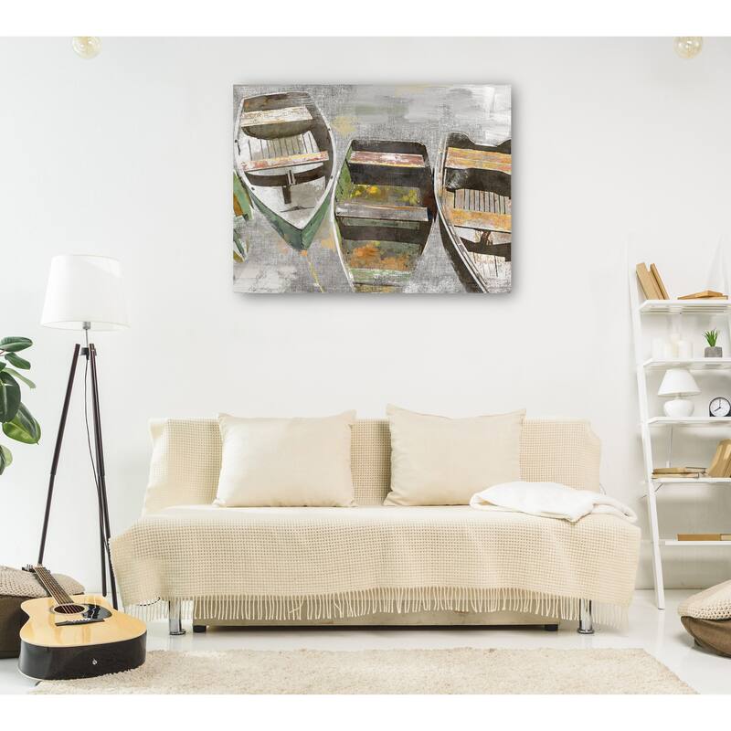 Docked By Studio Arts Canvas Art Print