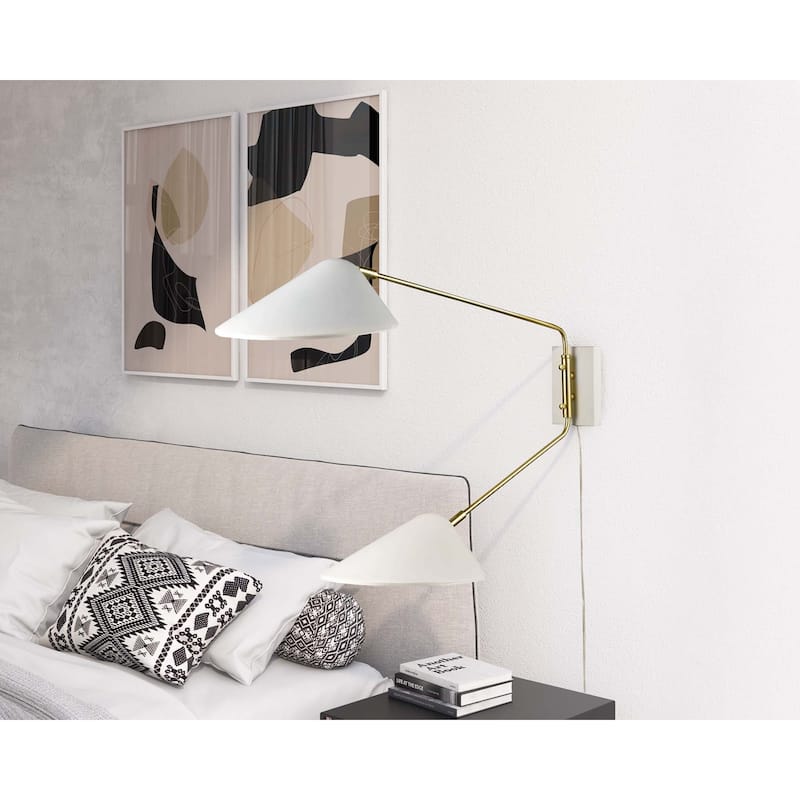 Journey 2-Light Swing Arm Wall Sconce