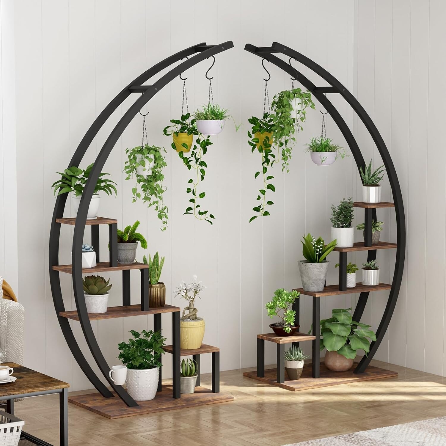 5-Tier-Flower-Plant-Stand,Half