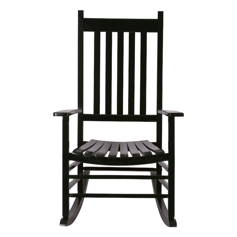 Heritage Solid Wood Outdoor Patio Rocking Chair Rocker (Set of 2)
