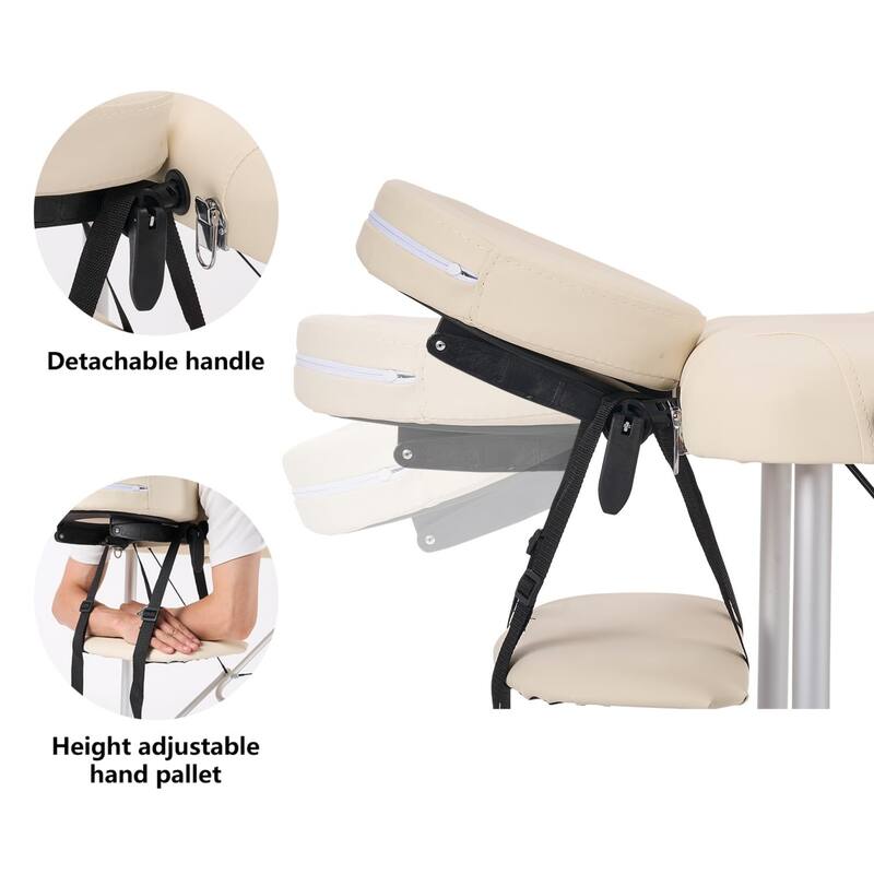 3 Folding Portable Massage Table Professional Aluminum Alloy