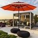 preview thumbnail 4 of 56, Gymax 10ft 3 Tier Patio Market Umbrella Aluminum Sunshade Shelter