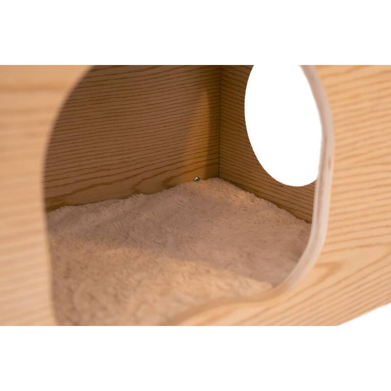Real Wood Wall Series Tree With Condo, Perch And Soft Perch