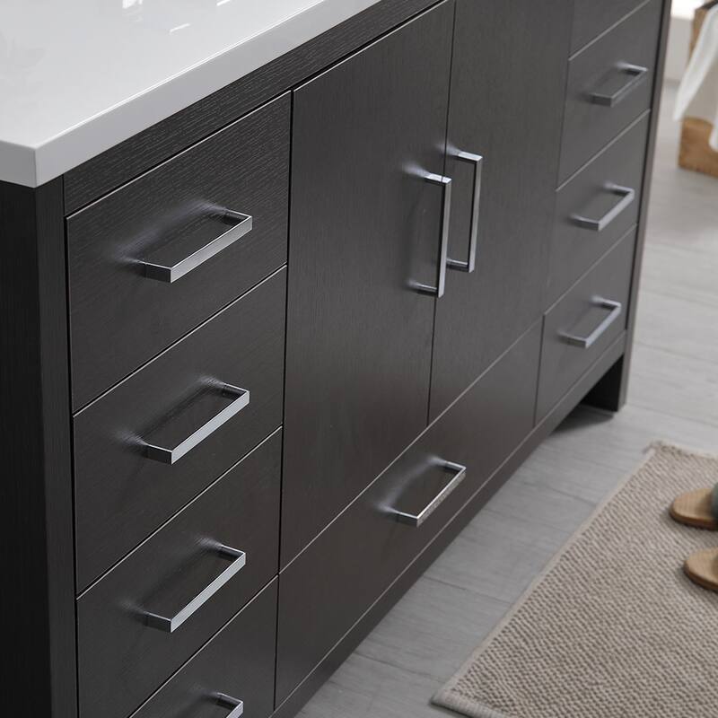 Fresca Senza 60" Free Standing Single Basin Vanity Set with MDF
