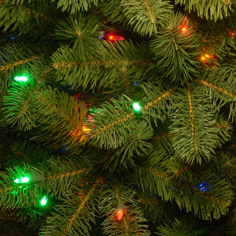 National Tree Company 12 ft. Downswept Douglas Firl Slim Tree with Dual Color LED Lights - 12ft.