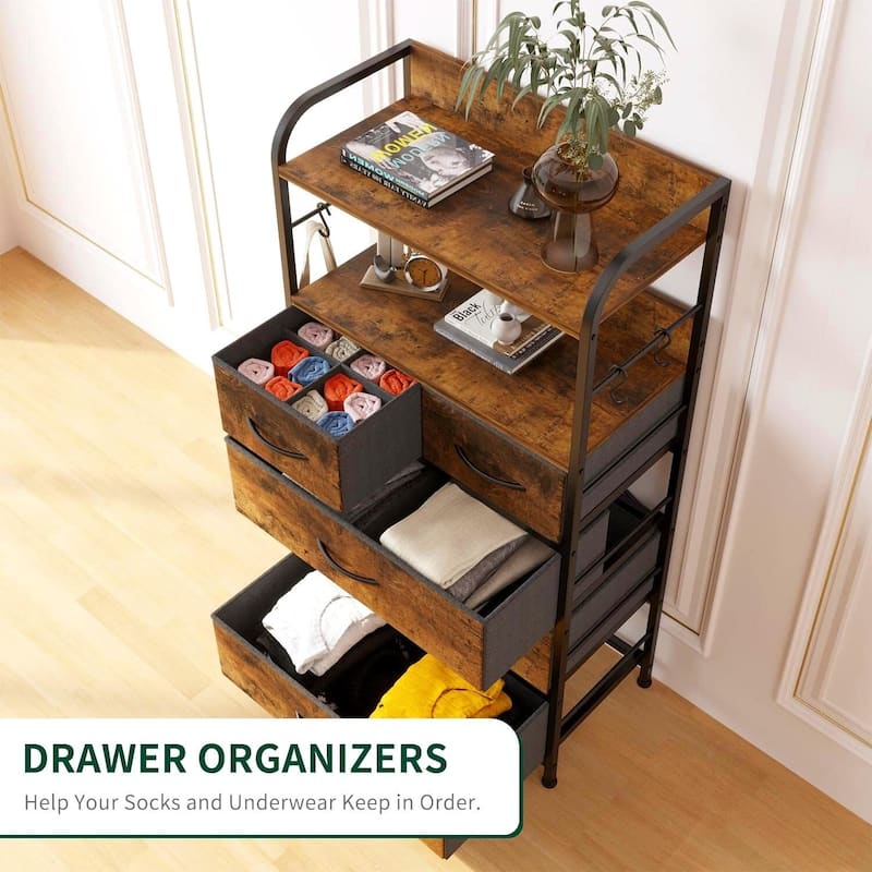 Dresser for Bedroom with 5 Drawers