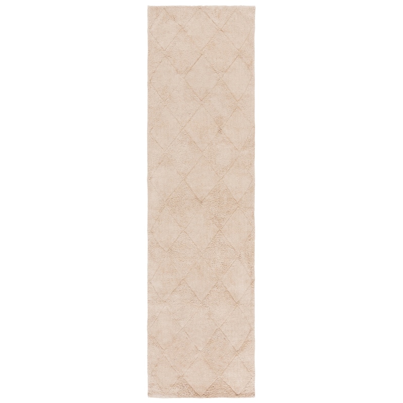 SAFAVIEH Handmade Easy Evelijne Care Machine Washable Rug - 2'3" x 9' Runner - Beige