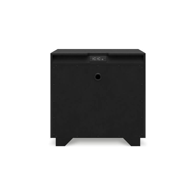 Signature Design by Ashley Londer Black Nightstand