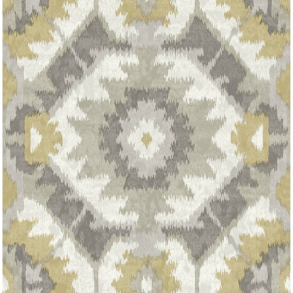 A-Street Prints Kazac Grey Shibori Wallpaper