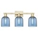 preview thumbnail 1 of 120, Innovations Lighting Endless Possibilities Arcadia - Bella - 3 Light 25" Bath Vanity Light Blue/Antique Brass