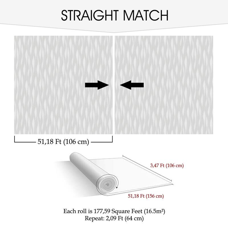 SUSSEXHOME Removable Wallpaper-Waterproof, Strippable, Light Resistance & Cleanable Wall Paper Roll-Wallpaper-Seaweed