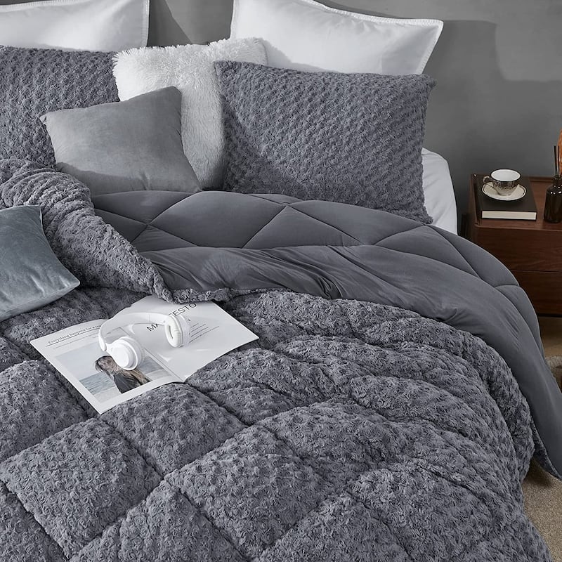Puppy Love - Coma Inducer® Pillow Sham - Pedigree Silver - King Sham