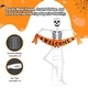 preview thumbnail 7 of 15, Glitzhome 7ft Pre-lit Halloween 2D Skeleton Outdoor Decor with 220 warm White LED Lights