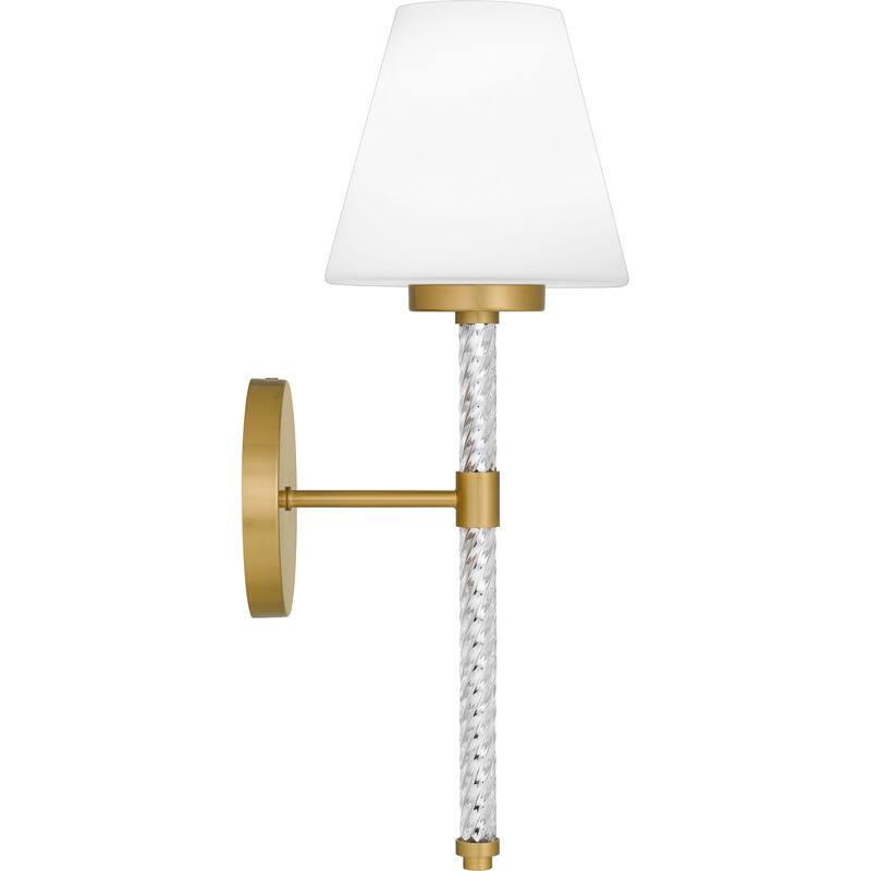 Andrea 1-Light Brushed Gold Wall Sconce