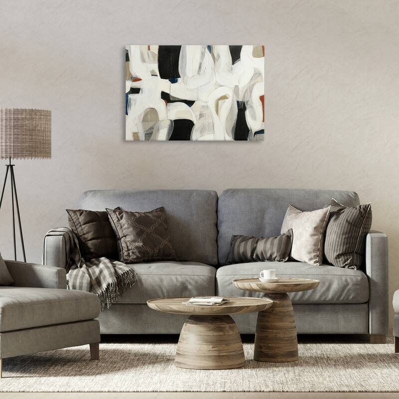 Stupell Dynamic Earthy Shapes Canvas Wall Art Design By Kippi Leonard