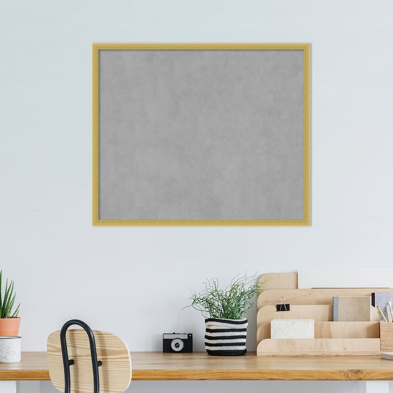 Amanti Art Svelte Polished Gold Framed Magnetic Board