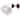 Christmas Beaded Napkin Ring White - Set of 8