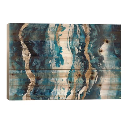Effectus I Print On Wood by Isabelle Z - Multi-Color