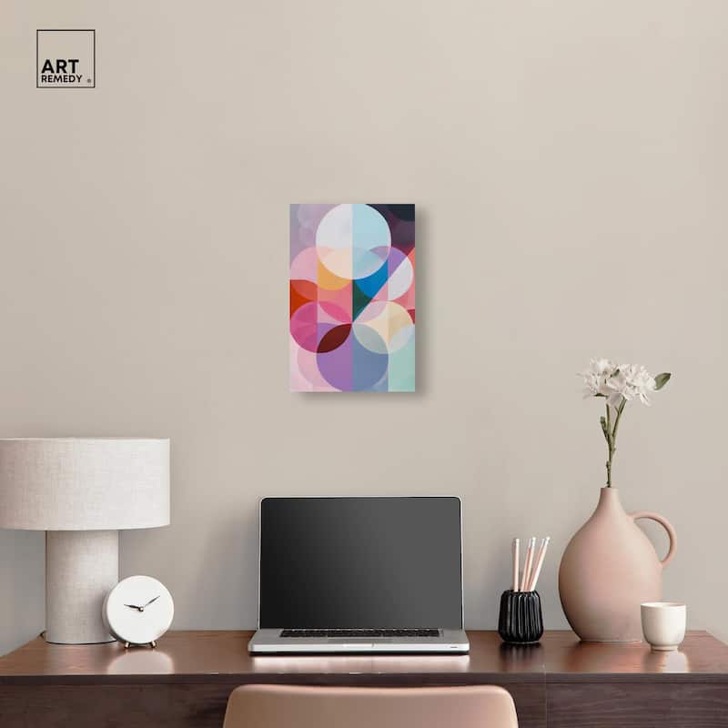 Oneiric Circles III Canvas by Art Remedy, Gallery Wrapped