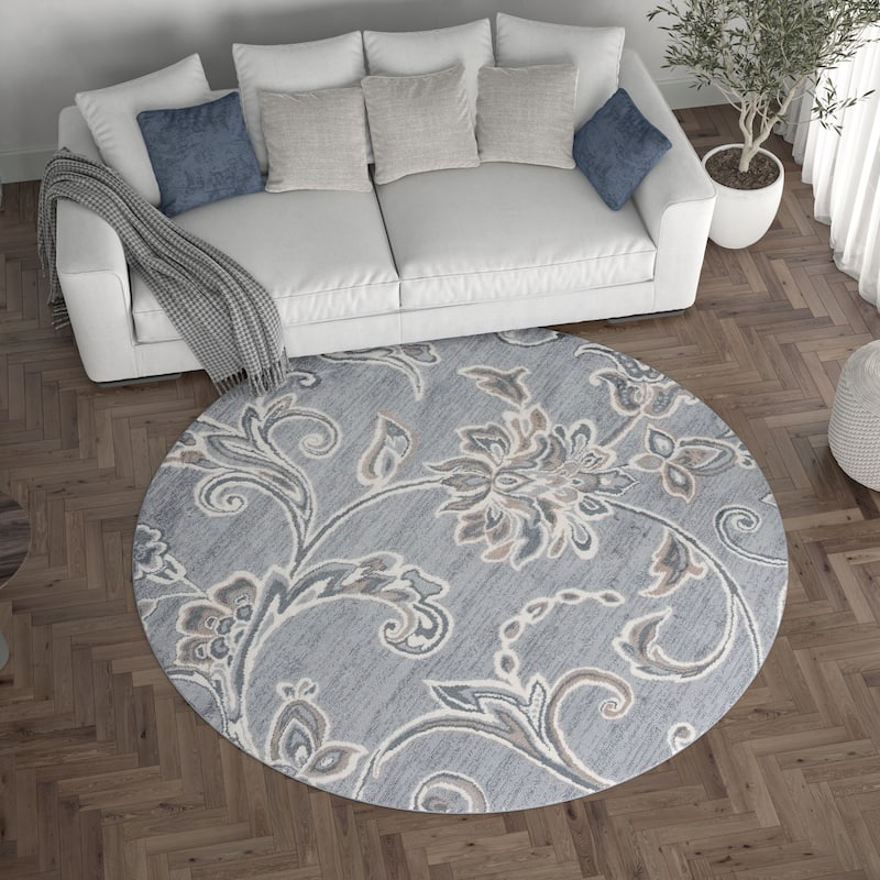 Carrington Transitional Floral & Botanical Indoor Area Rug