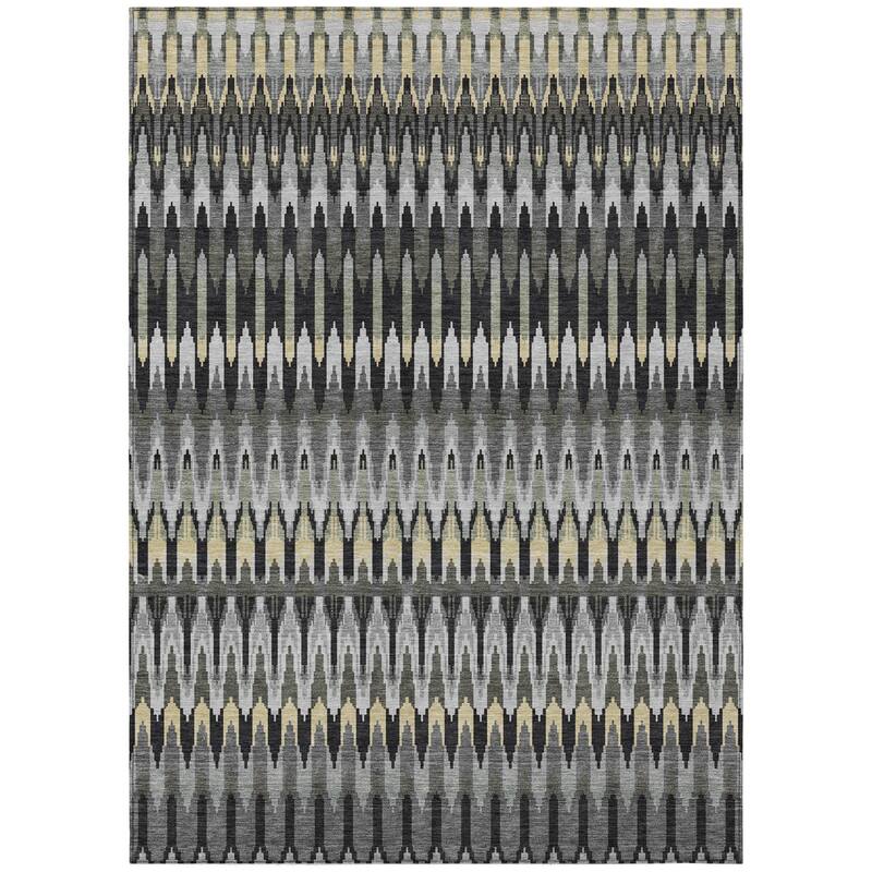 HomeRoots Southwestern Transitional Rectangle Outdoor Rug
