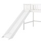 preview thumbnail 6 of 22, Twin Low Loft Bed with Ladder & Slide, White