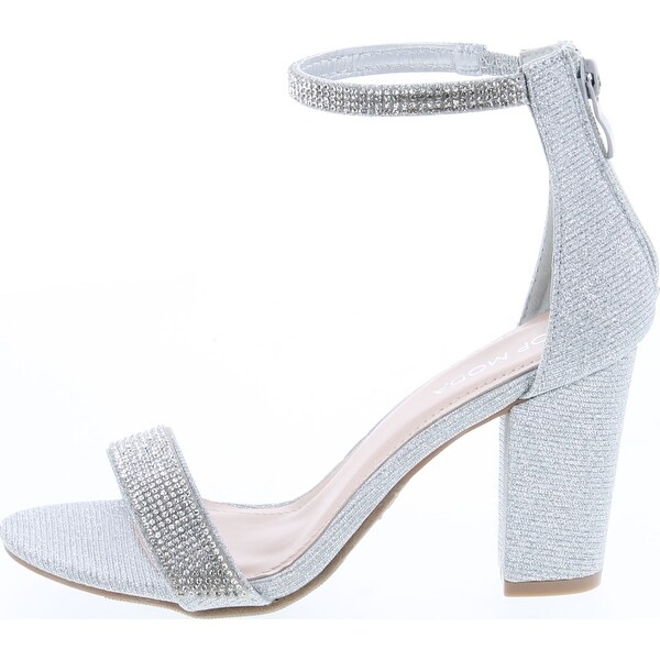 top moda silver heels