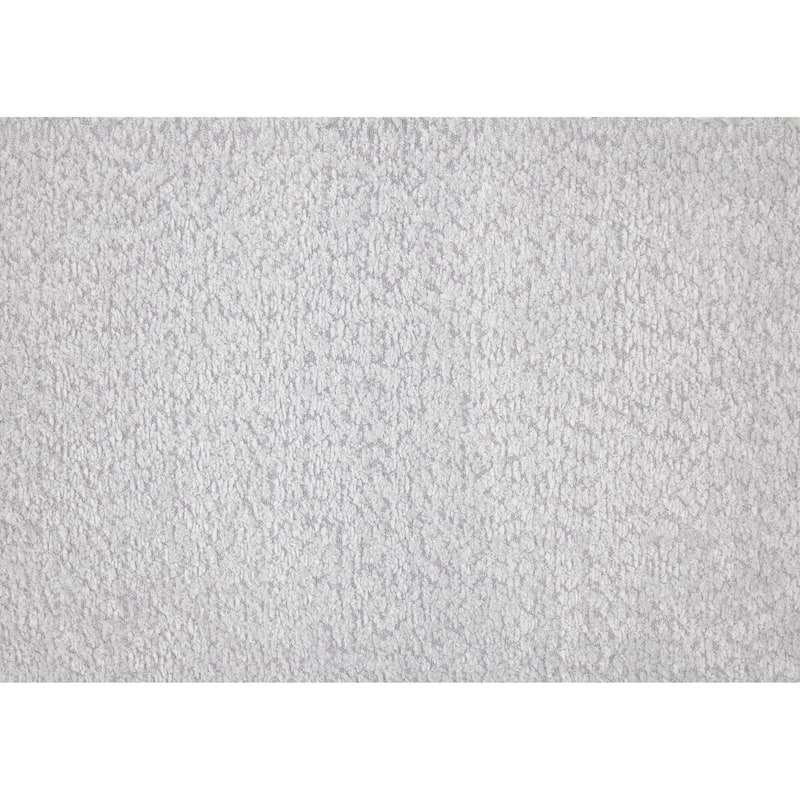 Elegant Light Gray Queen Platform Bed with Wingback Headboard and Plywood Frame