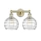 Option Antique Brass / Clear Deco Swirl