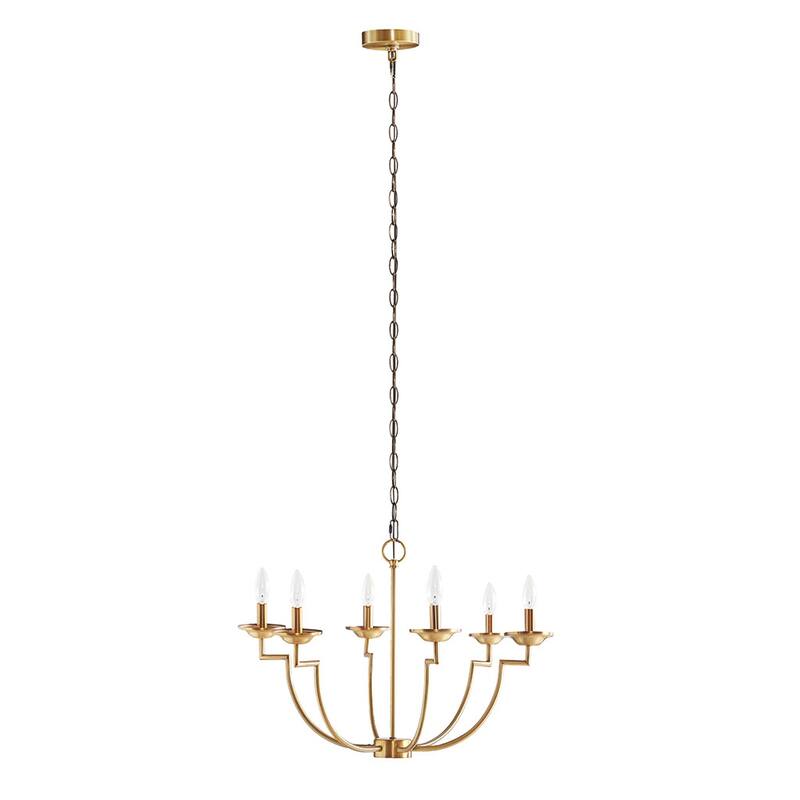 6-Light Traditional Candelabra Styled Chandelier