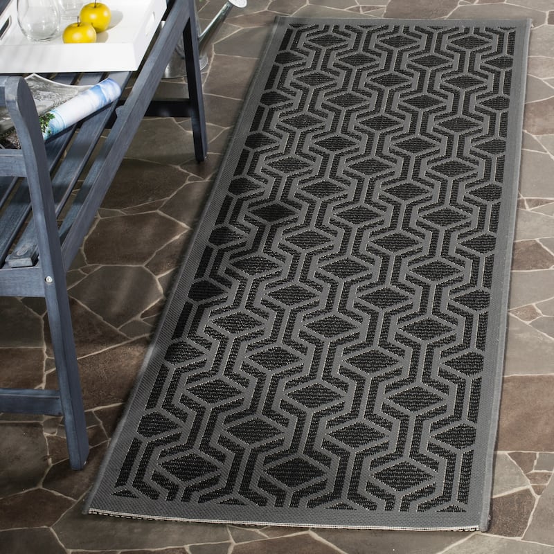 SAFAVIEH Courtyard Annunzia Indoor/ Outdoor Waterproof Patio Backyard Rug