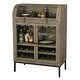 preview thumbnail 1 of 1, Howard Miller Paloma Wine & Bar Cabinet Grey