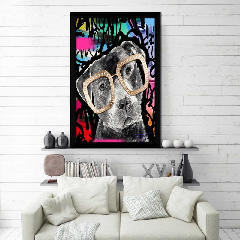 "Pitbull" by Jodi Print on Acrylic