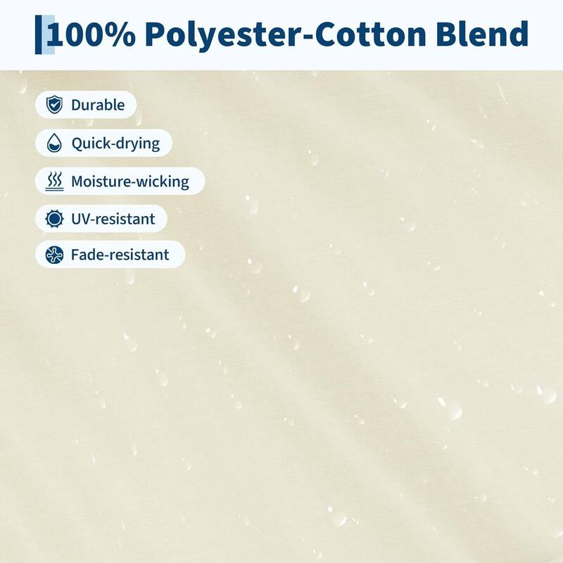 2 in 1 Outdoor Hammock with Cotton Rope and Polyester Pad for Patio, Backyard, Garden, Beach