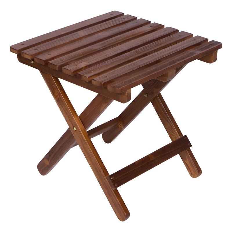 Laguna Assembled Square Folding Table - 19 W x 19 L x 19 H
