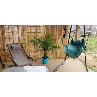 Nikki Outdoor Wood Sling Chair (Set of 2) by Christopher Knight Home