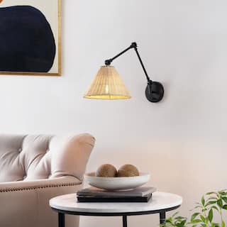 SAFAVIEH Lighting Solado Wall Sconce (Set of 2) - 12 in. W x 24 in. D x 15 in. H