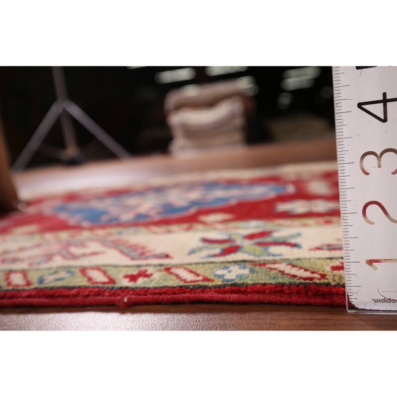 Kazak Oriental Runner Rug Handmade Wool Carpet - 2'8" x 10'0"