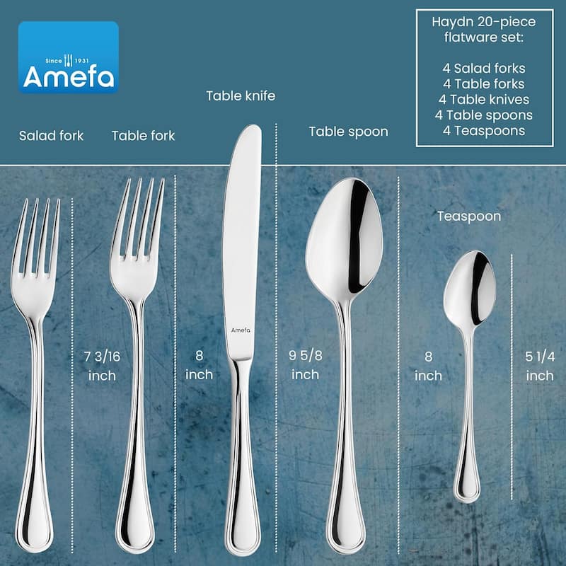Amefa Haydn 20 Piece Flatware Set