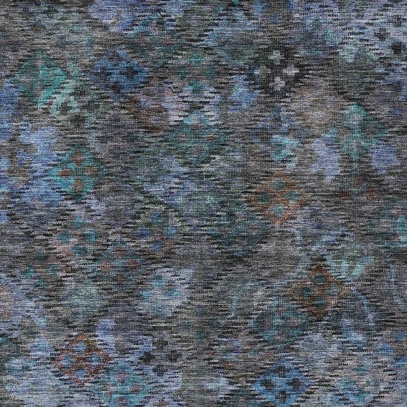 HomeRoots Floral Traditional Rectangle Outdoor Rug
