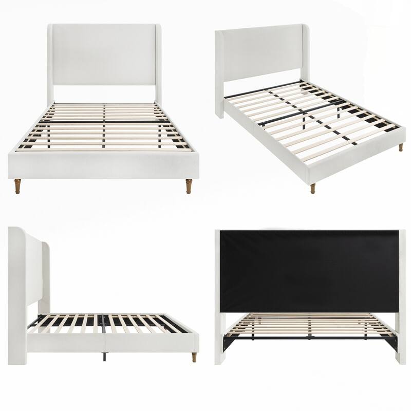 54" High Headboard Upholstered Bed