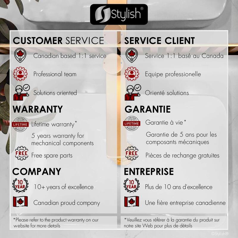 Stylish Nessa Single Handle Ht 12 1/2" Vessel Bathroom Faucet B-122