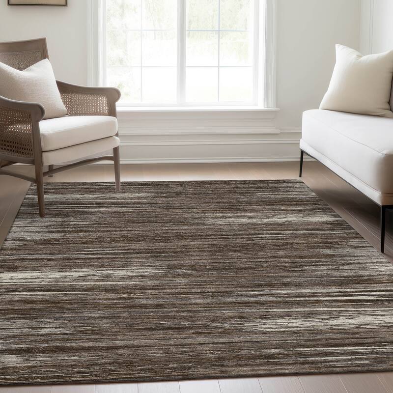 Premium Washable Super Soft Ombre Stripes Mayfield Rug