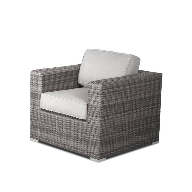 Wicker/Rattan 6 - Person Seating Group with Cushions