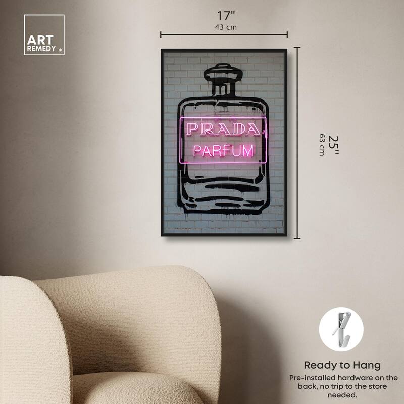 Fragrance Frame Canvas by Art Remedy