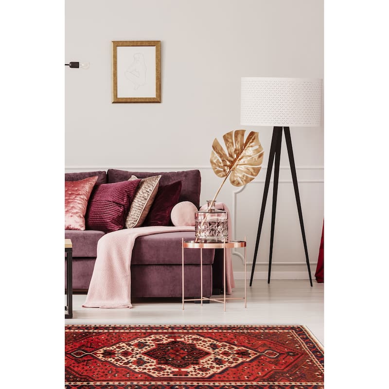 Kayseri Vintage Red Rug 5'5" x 8'1" - 5'5 x 8'1