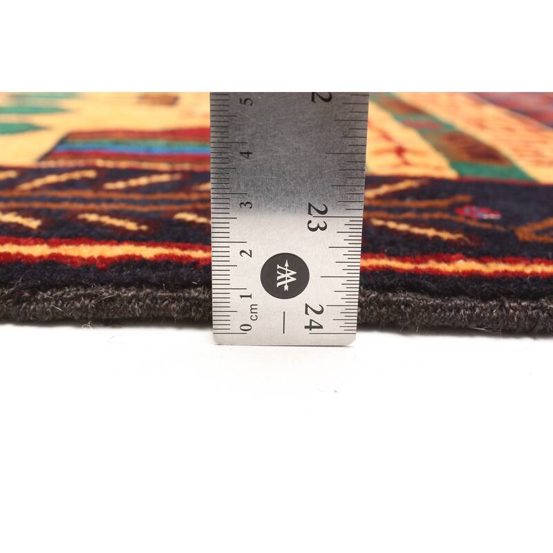 ECARPETGALLERY Hand-knotted Teimani Light Orange Wool Rug - 2'11 x 4'7