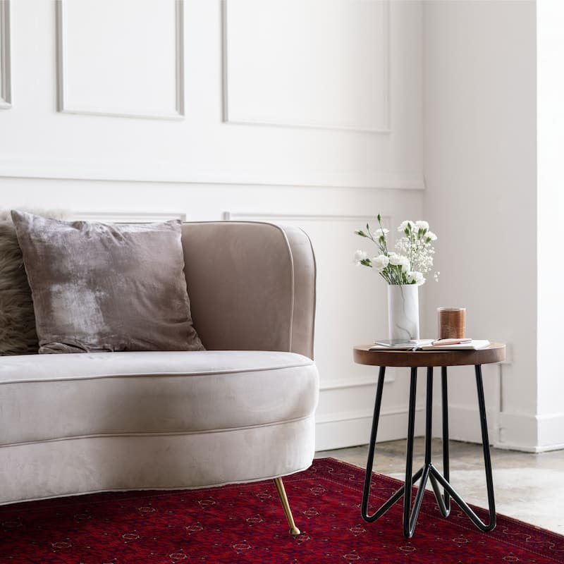 ECARPETGALLERY Hand-knotted Finest Khal Mohammadi Red Wool Rug - 9'8 x 13'1