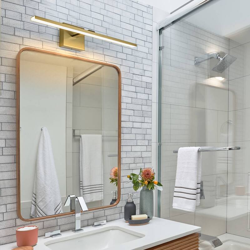 Minimalist Linear LED Vanity Light Dimmable Wall Sconce Light Bar