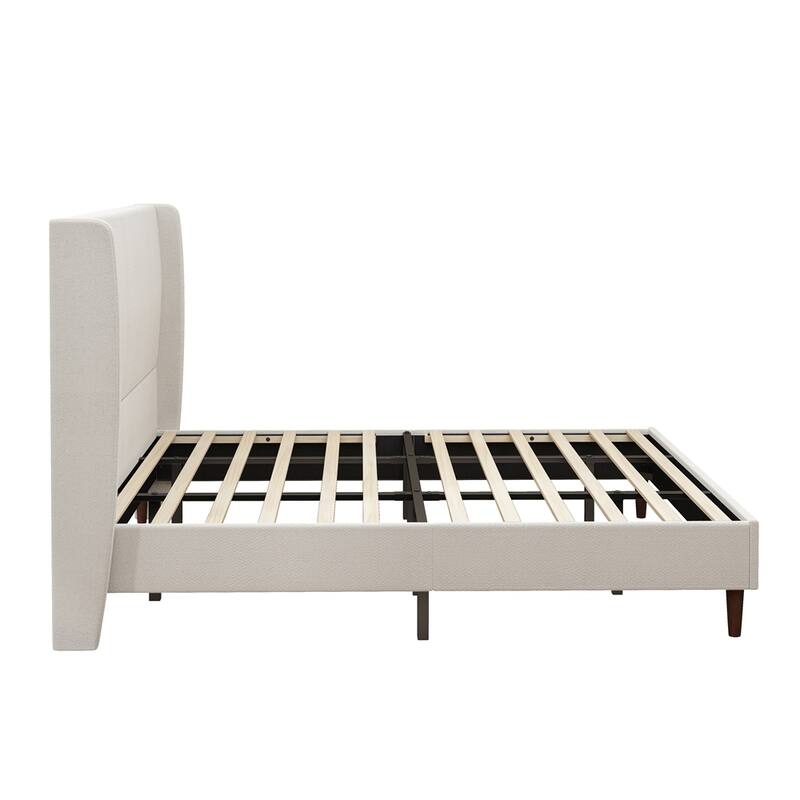 Upholstered Headboard Platform Bed Comfort Bed Frame